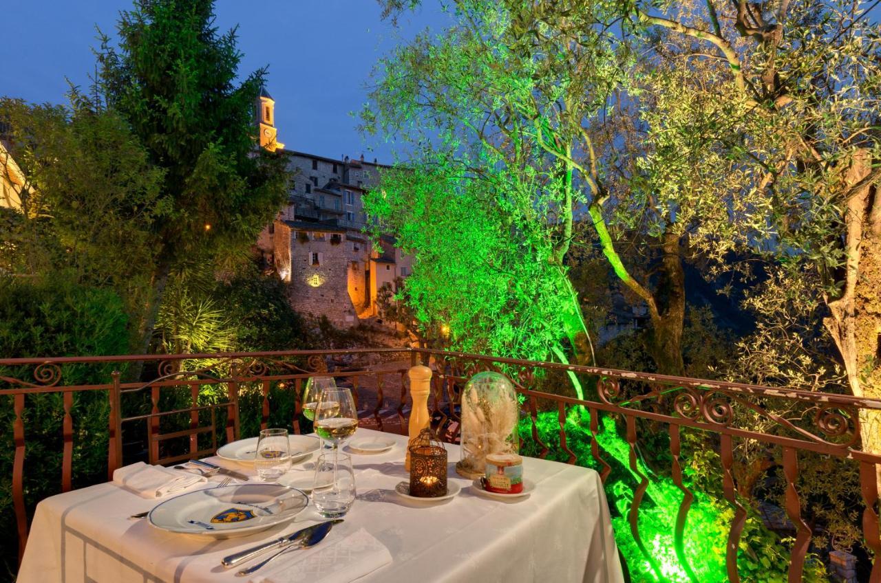 Auberge De La Madone Peillon Bagian luar foto